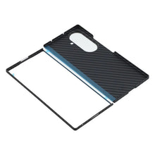 Samsung Z Fold8 Ultra Carbon Fiber Case, X-level 0.6mm Thin Carbon Fiber Back Cover - Black