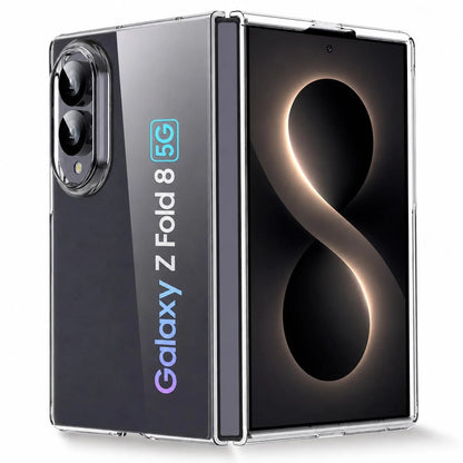 Samsung Z Fold8 Transparent Case, Crystal Clear Anti-Yellowing Back Cover