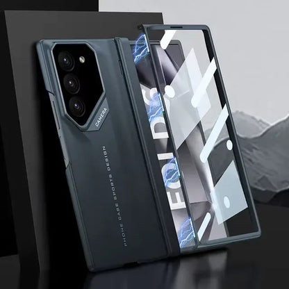 Samsung Galaxy Z Fold 6 GKK Raptor Pro Case with Camera Hinge & Front Glass Protection