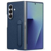 Samsung Galaxy Z Fold7 Leather Protective Shell Case Cover with Stand