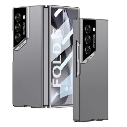 Samsung Galaxy Z Fold 6 Ultra-Thin Matte PC Case Eyes of Raptor with Camrea & Front Glass Protection