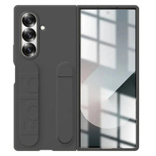 Samsung Galaxy Z Fold7 Skin Feel Case with Silicon Band & Kickstand