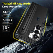 Samsung Z Fold8 Ultra Skin Feel S-Pen Case with Metal Camera Kickstand with Hinge Protection