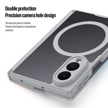 Samsung Z Fold8 Skin Feel Smoke, Dual Central Axis Magsafe Case with Hinge Protection