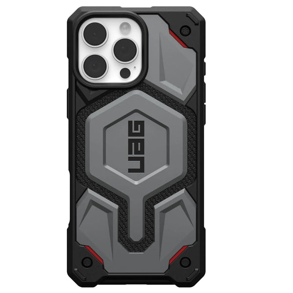 Apple iPhone 16 Pro Back Cover Monarch Pro Kevlar Ruged Armor with MagSafe - Gray