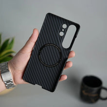 Samsung Galaxy S26 Ultra Carbon Case, X-Level Flexible Nano Fiber Case with Magsafe - Black