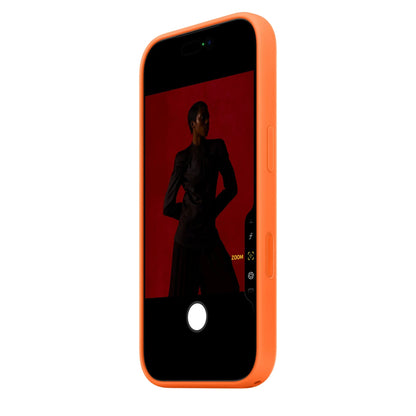 iPhone 17 Pro Max Silicone Case with MagSafe - Orange