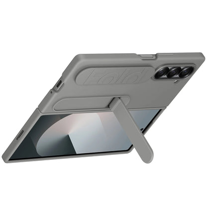 Samsung galaxy Z Fold7 Skin Feel Matte Case with Silicon Band & Stand