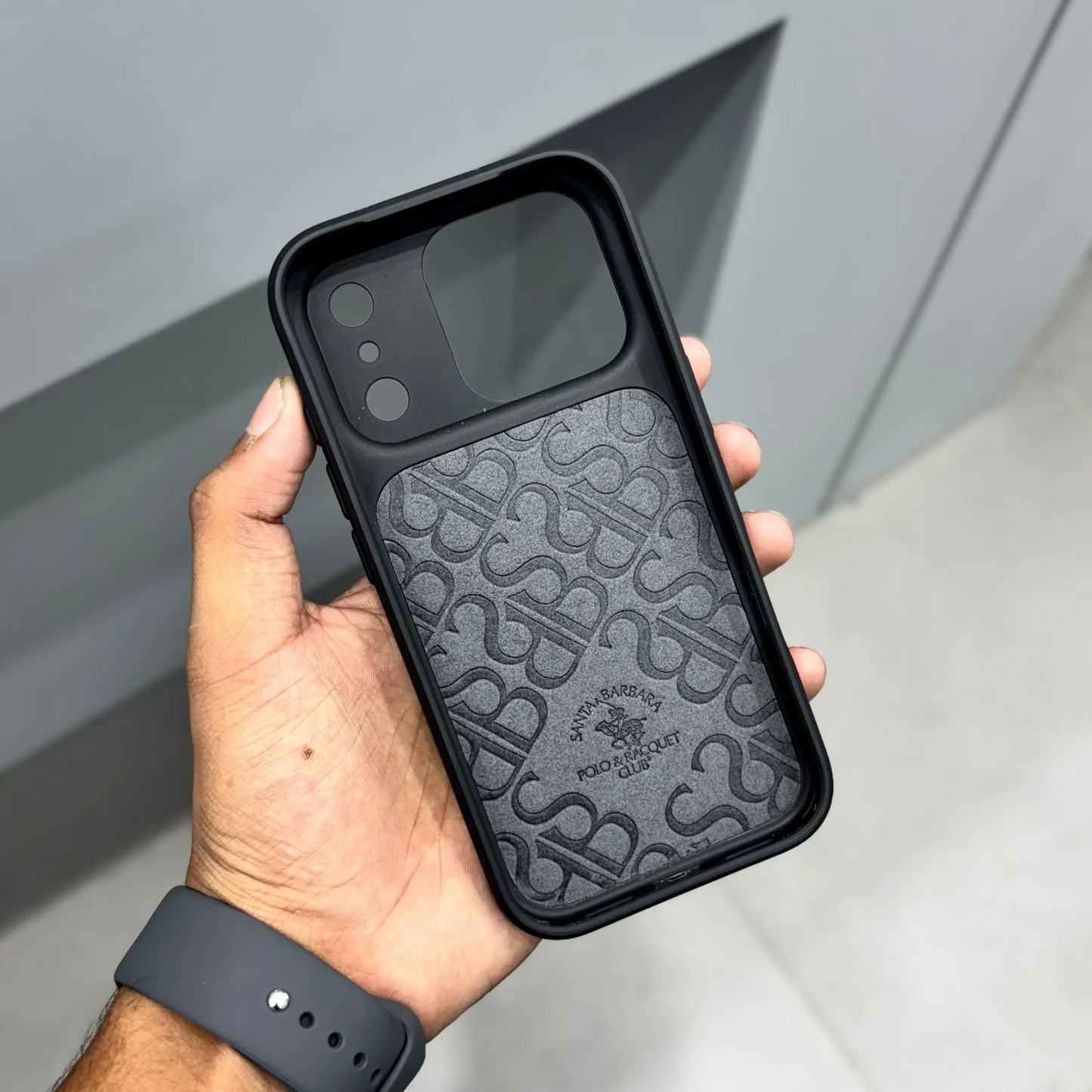 iPhone 17 Pro Leather Case, Original Santa Barbara Questa Series Leather Back Cover