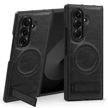 Samsung Galaxy Z Fold7 Leather Case with MagSafe & Kickstand