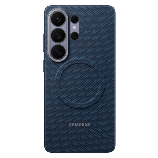 Samsung Galaxy S26 Ultra Carbon Magnet Case, Nano Fiber with Magsafe - Blue