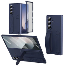 Samsung Z Fold8 Ultra Skin Feel Silicon Case with Kickstand & Band in Built Front Glass