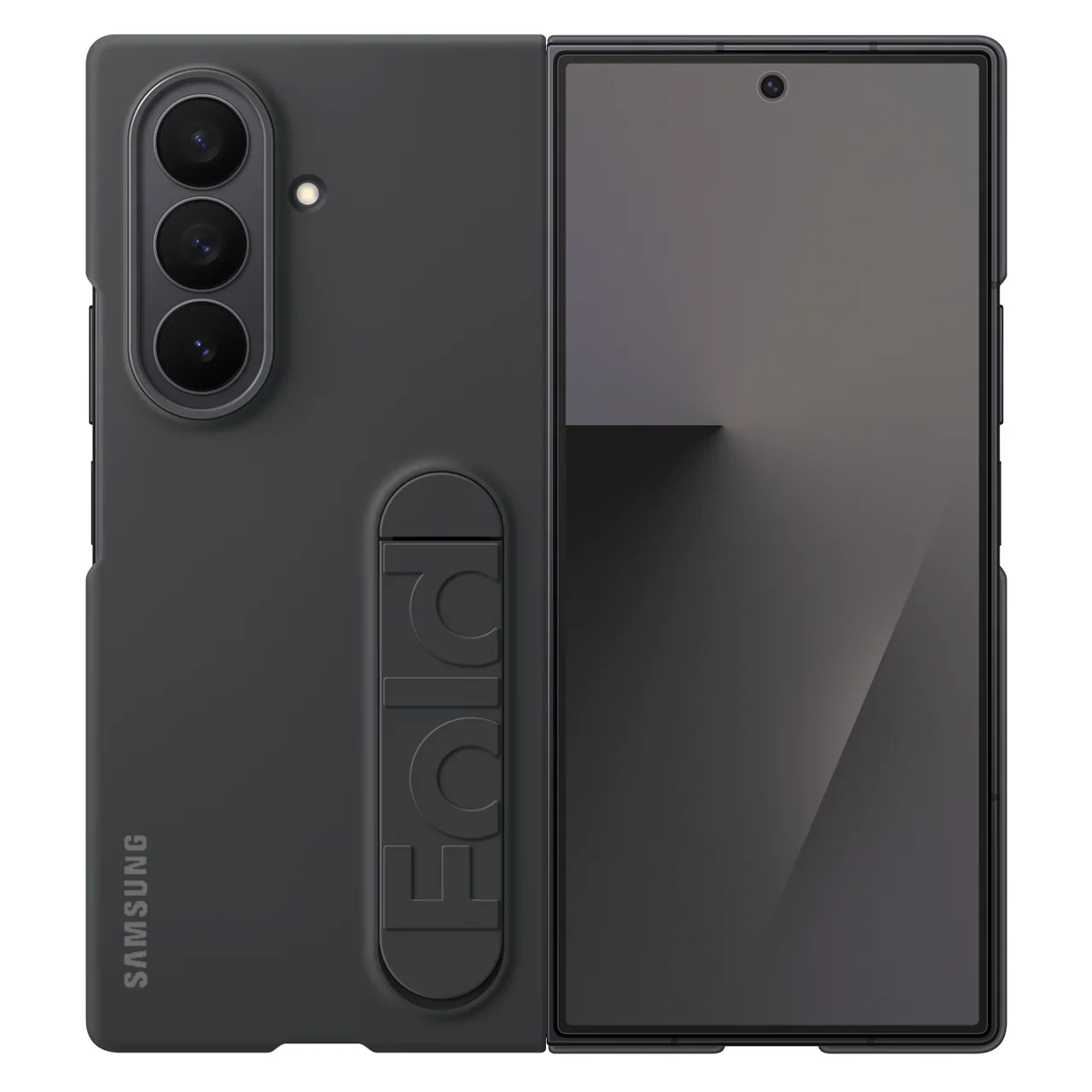 Samsung Z Fold8 Ultra Silicon Case Kickstand with Logo