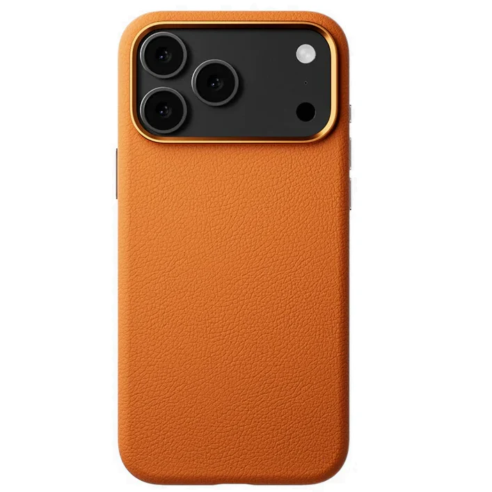 iPhone 17 Pro Max Business Style Leather Case with Camera Control Button