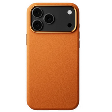 iPhone 17 Pro Max Business Style Leather Case with NFC Button