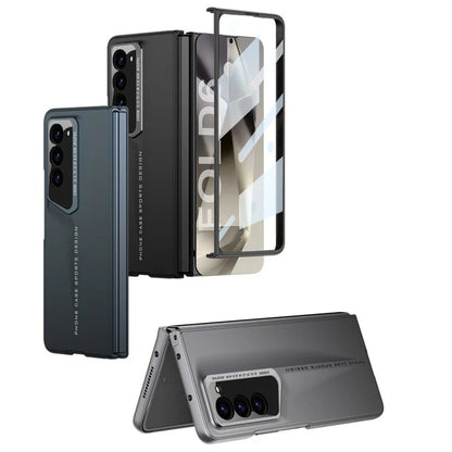 Samsung Galaxy Z Fold 6 Ultrathin Car Style PC Case with Camera & Front Glass Protection