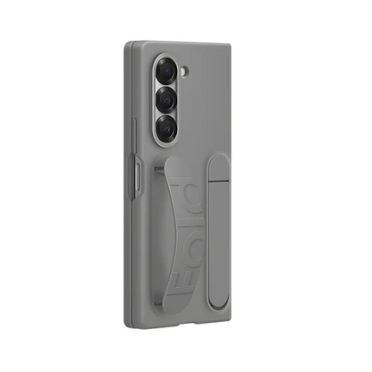 Samsung Galaxy Z Fold7 Skin Feel Case with Silicon Band & Kickstand