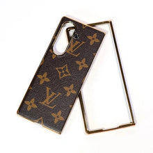 Samsung Galaxy Z Fold6 Luxury Gold Plated Leather Case
