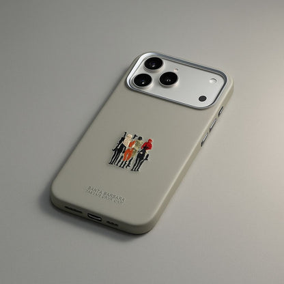 iPhone 17 Pro Max Santa Barbara Justin Series Leather Case with Magsafe - Gray