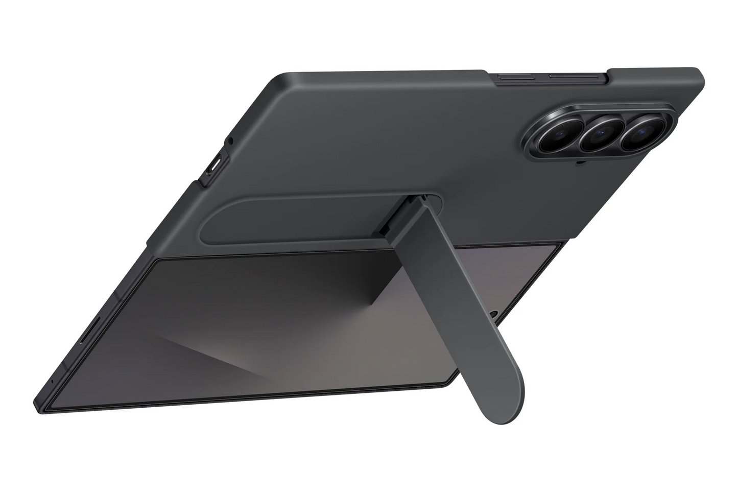 Samsung Z Fold8 Ultra Silicon Case Kickstand with Logo