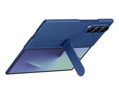 Samsung Z Fold8 Ultra Silicon Case Kickstand with Logo