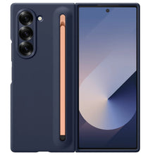 Samsung Galaxy Z Fold 6 Skin Feel S Pen Case with Front Glass Protection & Stylus