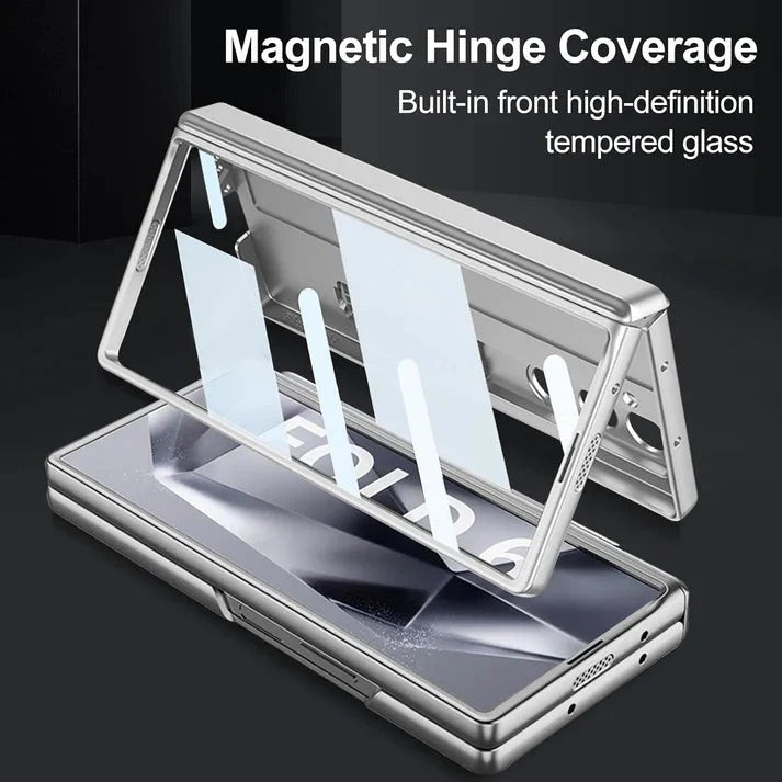 Samsung Galaxy Z Fold 6 GKK Raptor Pro Case with Camera Hinge & Front Glass Protection