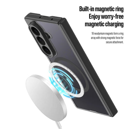 Samsung Z Fold8 Ultra Skin Feel Smoke, Dual Central Axis Magsafe Case with Hinge Protection