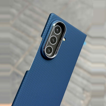 Samsung Galaxy Z Fold 7 X level Mars Series 0.8mm Ultra-Thin Carbon Magsafe Case - Blue (Only Back)