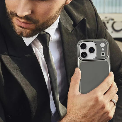 iPhone 17 Pro Max Leather Case, Original Santa Barbara Lucas Series Leather Back Cover