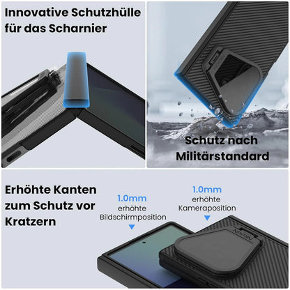 Samsung Galaxy Z Fold8 Ultra Nillkin CamShield Prop Case with Metal Camera Kickstand & MagSafe – Black
