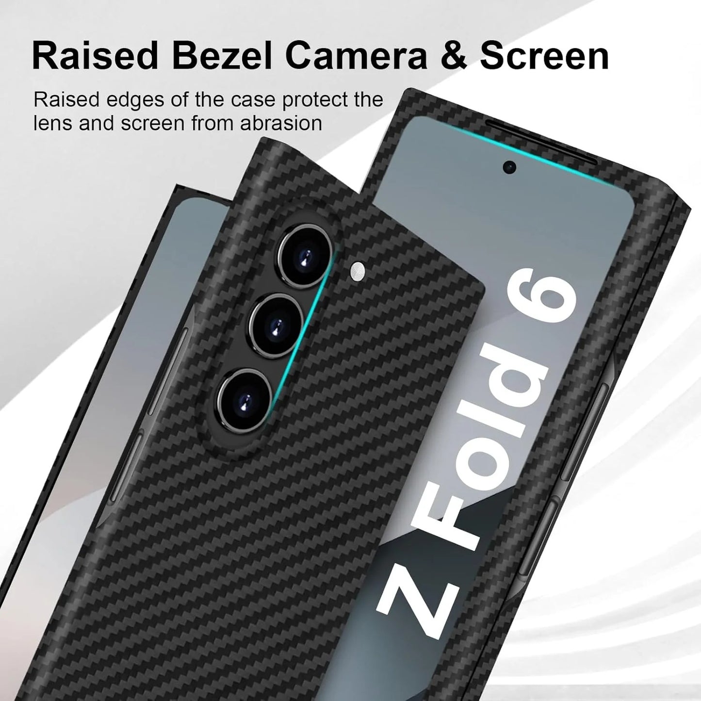 Samsung Galaxy Z Fold 6 Piblue Carbon Fiber Case