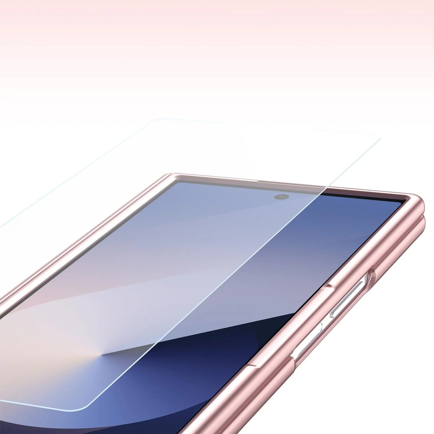 Samsung Z Fold8 Ultra Leather Case, Electroplating S Pen Case with Hinge Protection