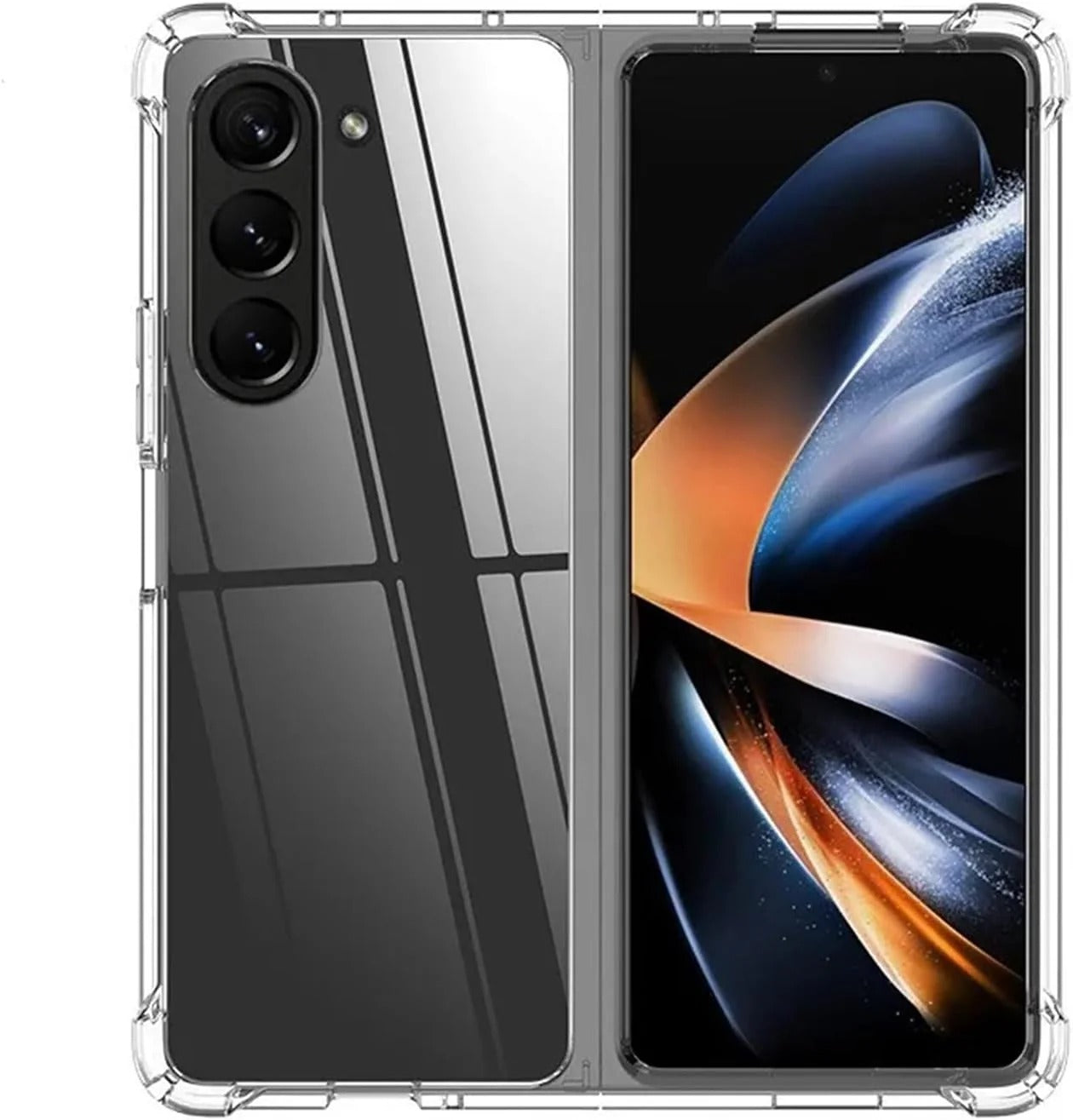 Samsung Galaxy Z Fold 3 Cristal Clear Slim Fit Case - Transparent
