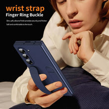Samsung Z Fold8 Ultra Skin Feel Silicon Case with Kickstand & Band in Built Front Glass