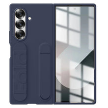 Samsung Galaxy Z Fold7 Skin Feel Case with Silicon Band & Kickstand
