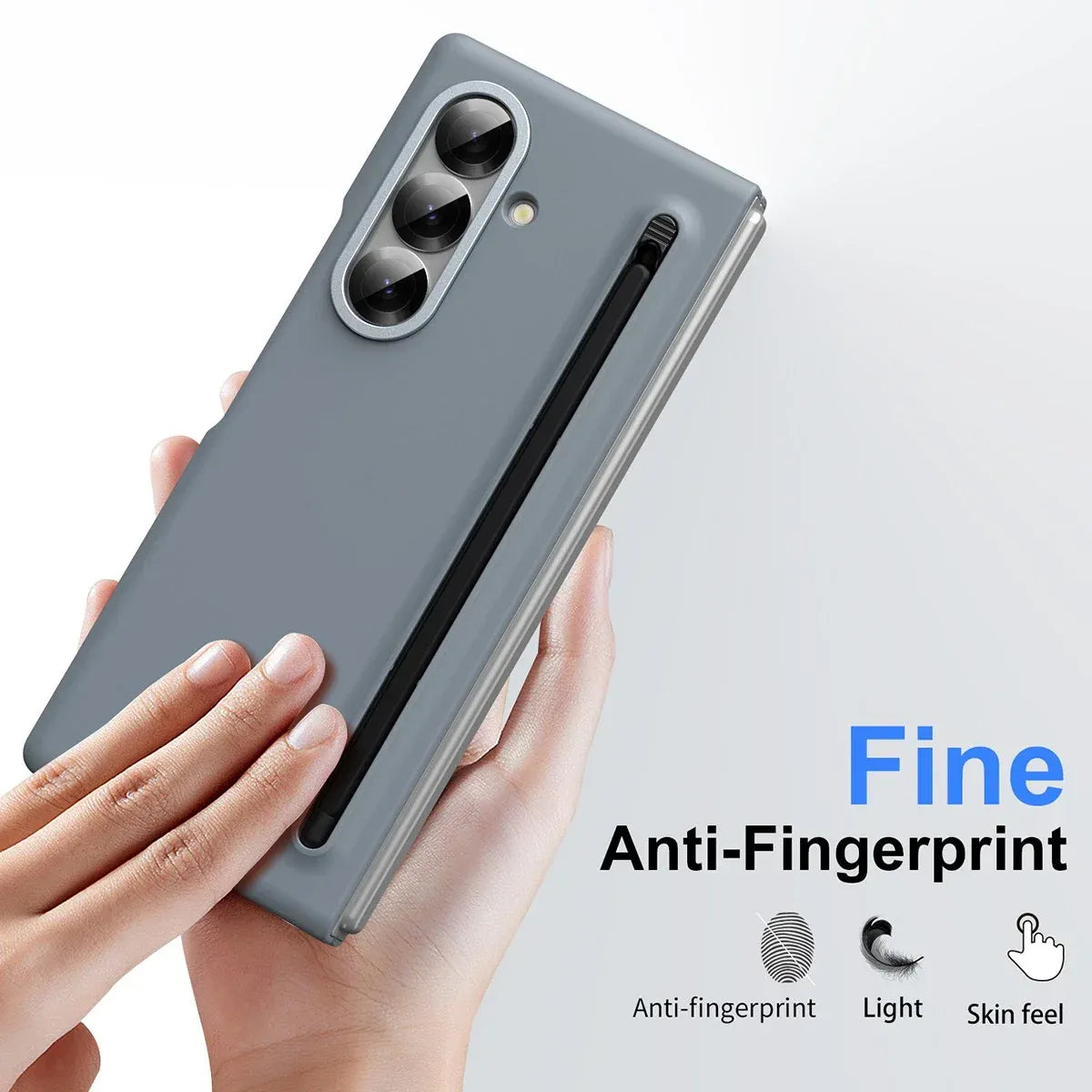 Samsung Galaxy Z Fold 6 Slim Skin Feel S Pen Case with Stylus