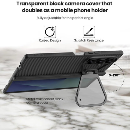 Samsung Galaxy Z Fold8 Ultra Nillkin CamShield Prop Case with Metal Camera Kickstand & MagSafe – Black