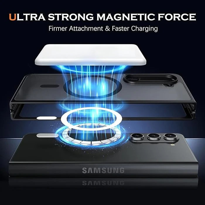Samsung Galaxy Z Fold 6 Clear Shockproof Protection Case with Magsafe