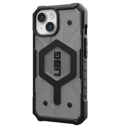 iPhone 14 Plus UAG Pathfinder Magsafe Matte Smoke Case -Black