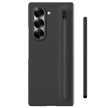 Samsung Galaxy Z Fold7 Skin Feel S Pen Case with Front Glass & Stylus
