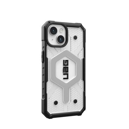 iPhone 15 Plus Pathfinder Series Rugged Magsafe Matte Case - ICE