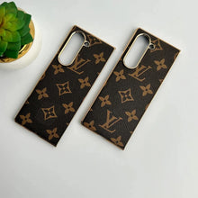Samsung Galaxy Z Fold6 Luxury Gold Plated Leather Case