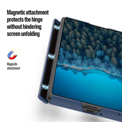 Samsung Z Fold8 Skin Feel Smoke, Dual Central Axis Magsafe Case with Hinge Protection
