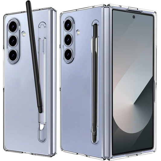 Samsung Galaxy Z Fold6 Cristal Clear Transparent Case with S Pen - Clear