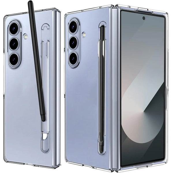 Samsung Galaxy Z Fold 6 Cristal Clear Transparent Case with S Pen - Clear