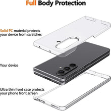 Samsung Z Fold8 Ultra Transparent Case, Crystal Clear Anti-Yellowing Back Cover