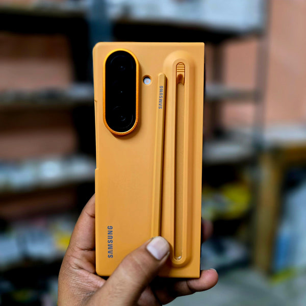 Samsung Galaxy Z Fold7 Skin Feel S Pen Case with Stylus