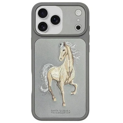 iPhone 18 Pro Santa Barbara Boris Series Leather Back Cover