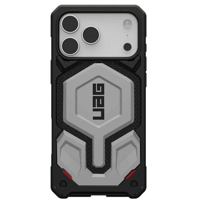 iPhone 18 Pro Max Monarch Pro Kevlar Protective Heavy Duty Shockproof Case - Silver